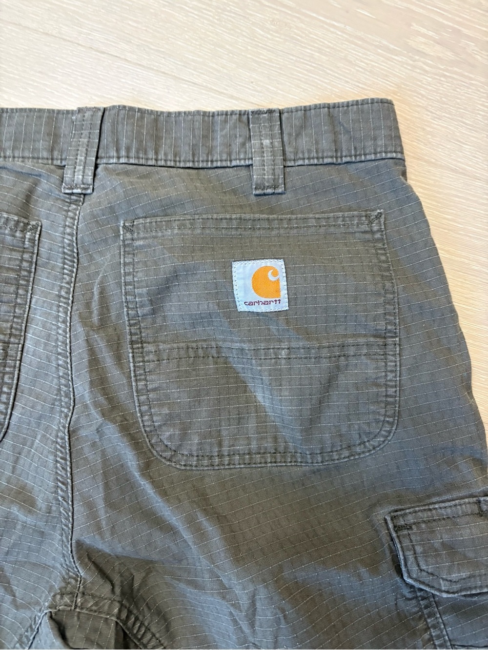 CARHARTT FORCE® RELAXED FIT RIPSTOP CARGO WORK SHORT Green men’s 33 - Picture 9 of 9